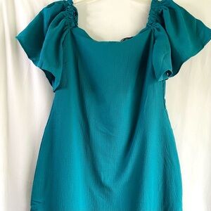 Venus Teal Women's Form Fitting Dress